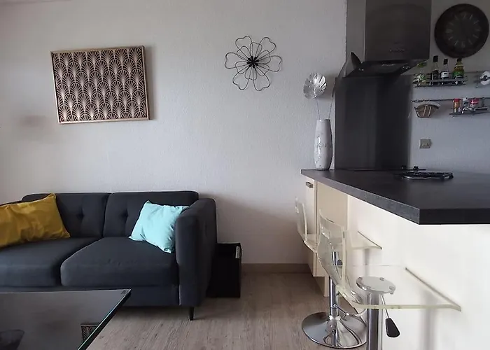 T2 1ere Ligne Loggia Vue 180 ° Parking شقة آركاشو